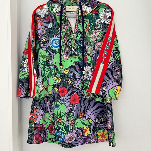 gucci hooded jersey dress | Dresses | Gucci cottoncollection